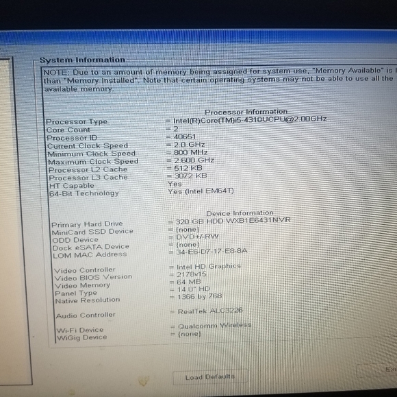 Dell Latitude E5440 Black Laptop - Picture 8 of 11